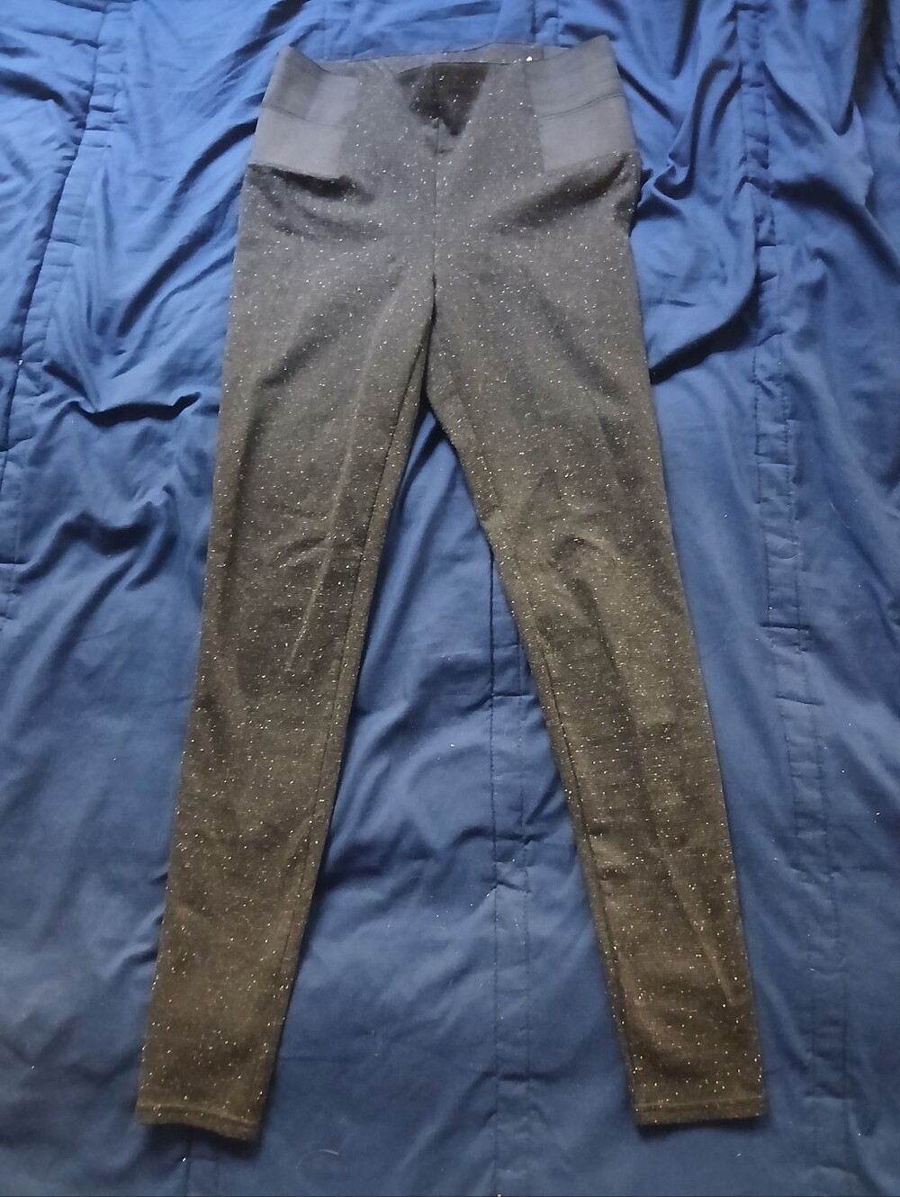 Maurices Heathered Charcoal Knit High Rise Leggings Size Small